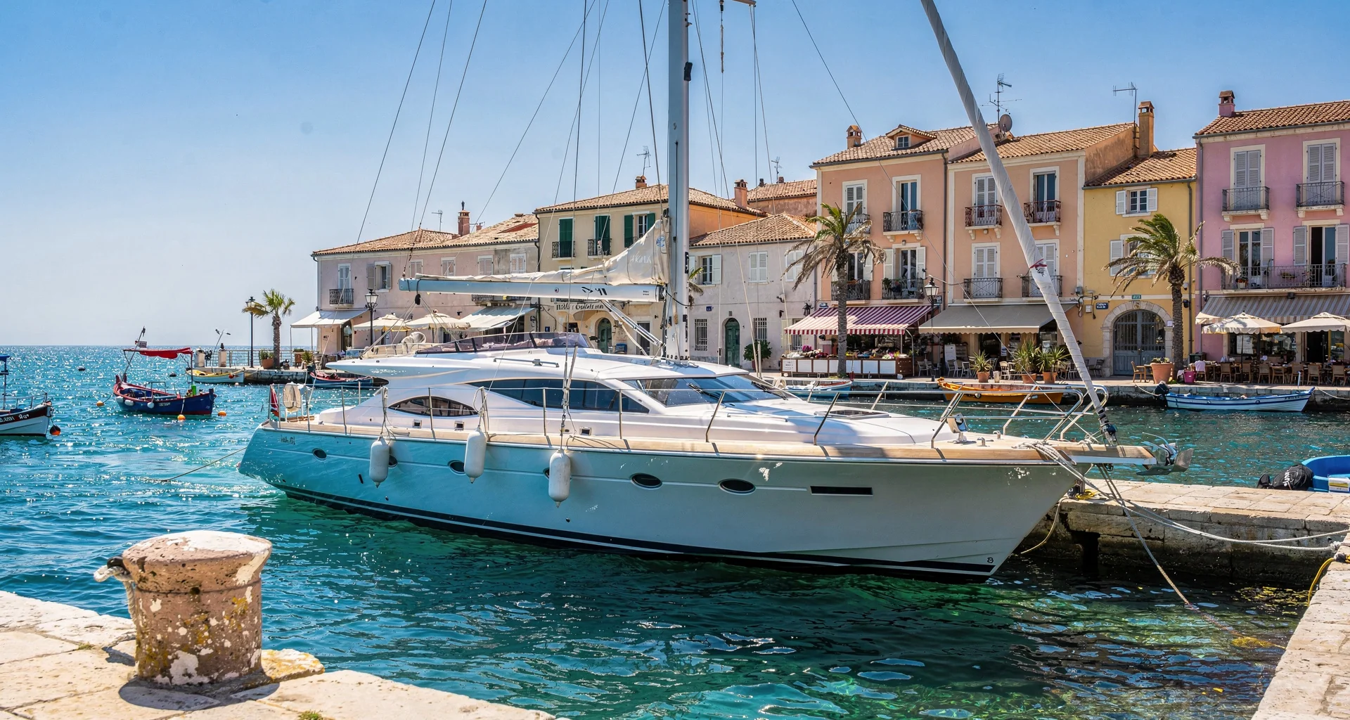 Before transformation: Twin Engine Inboard Yacht Scrapping